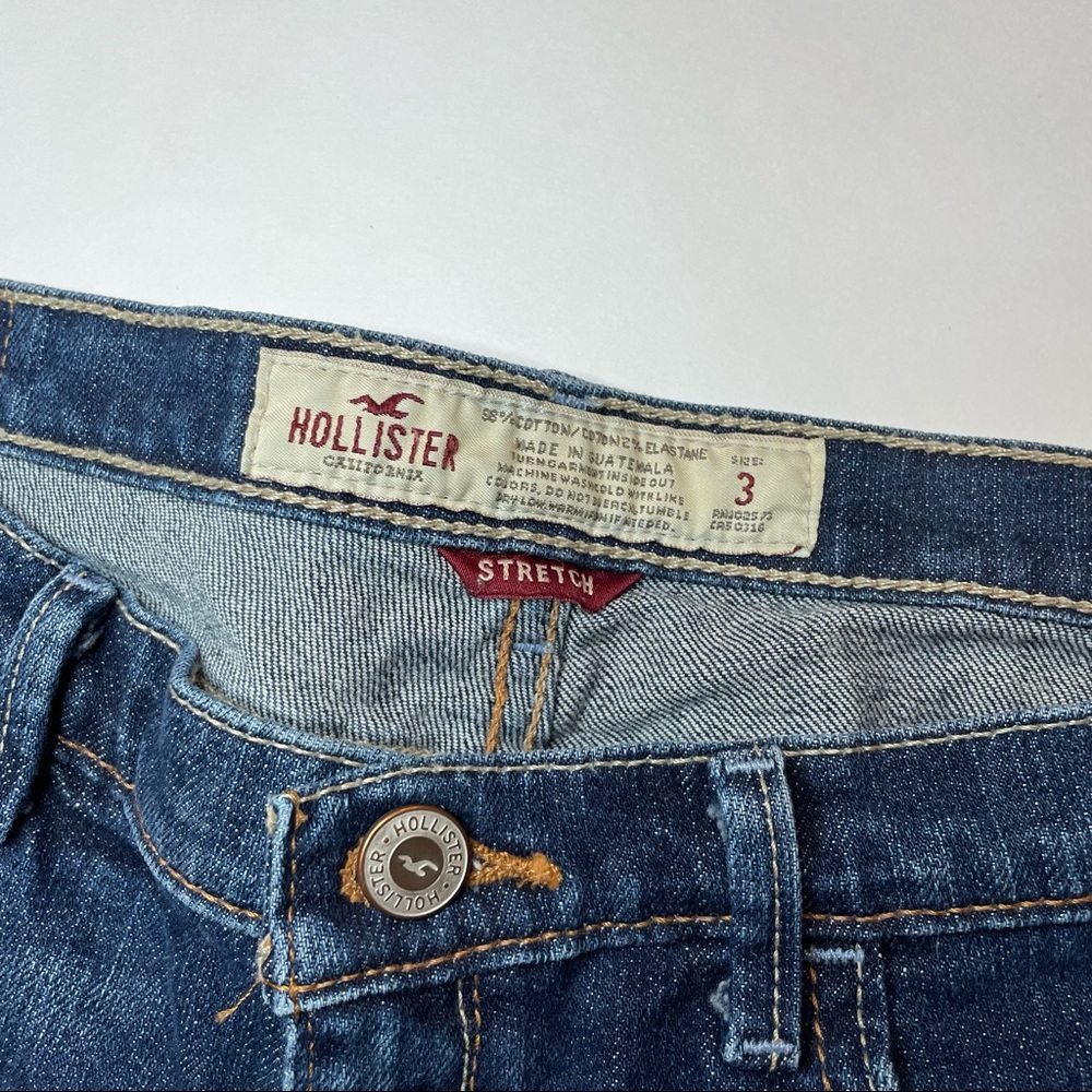 Y2K Low Rise Hollister Jean Shorts - Picture 2 of 8